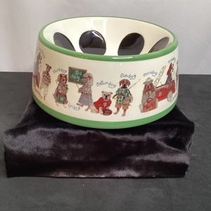 Large Ceramic Dog Bowl